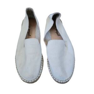 Free People Canyon Espadrille Women's 5.5 Suede Slip On Closed‎ Toe Flats